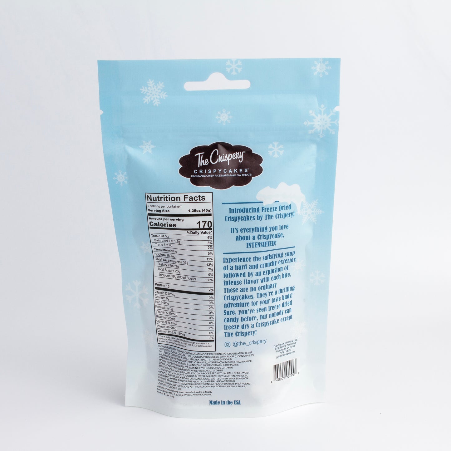 Freeze Dried Toasted Cinnamon Crispy
